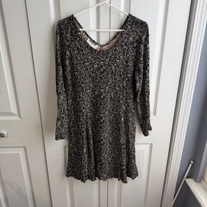 David Dart x Ann Taylor floral round neck dress‎ size large
